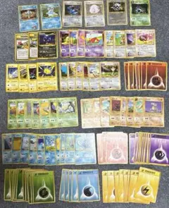 ポケモンカード　全て旧裏　まとめ売り　極力被りなし 約１００枚のサムネイル