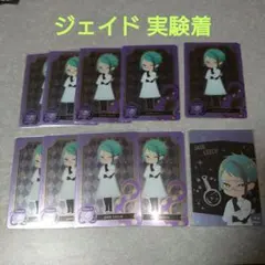 ツイステ ジェイド 実験着 メタルカード セット デフォルメキャラ