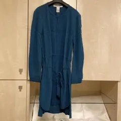 Diane von Furstenberg 青い長袖ワンピース サイズ0