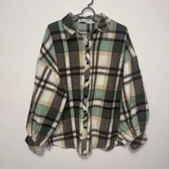 Ray Cassin charme チェック柄シャツ F