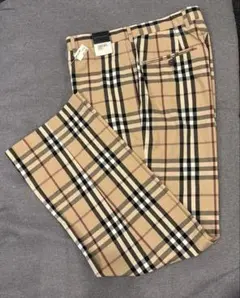 美品！タグ付き未使用Burberry London パンツ　ウエスト79のサムネイル