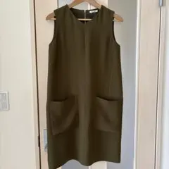 le.coeur blanc ノースリーブワンピース オリーブ