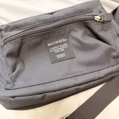美品！marimekko 黒 ショルダーバッグ　MY THINGS