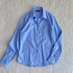 BRICK HOUSE 長袖シャツ 水色 M ブラウス オフィス 東京シャツのサムネイル