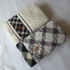 DAKS フェイスタオル チェック柄