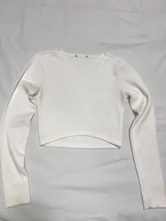 ZARAクロップド長袖トップスMサイズ