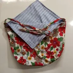 花柄 巾着袋 お弁当袋 ハンドメイドのサムネイル