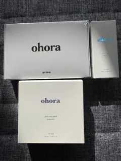 ohora ジェルランプ、トップジェル、リムーバーセット