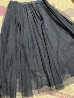 プリーツスカート黒ブラック❤️レディースM