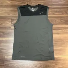 【SALE〜14日】NIKE DRI-FIT ノースリーブ S グレー/ブラック