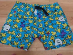 総柄 ウッドストック rokx L ショートパンツ　ピーナッツ　古着　スヌーピーのサムネイル