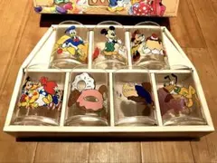 ディズニーキャラクター ガラスコップ 7個セット