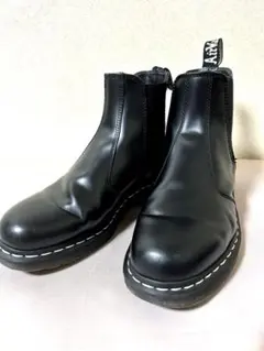 【美品】Dr.martens チェルシーブーツ 白ステッチ　ドクターマーチン