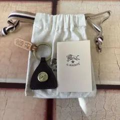 パ*ー様 IL BISONTE ダークブラウン キーリング