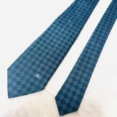 【新品未使用】バーバリーブラックレーベル　 ネクタイ　ホースロゴ　緑
