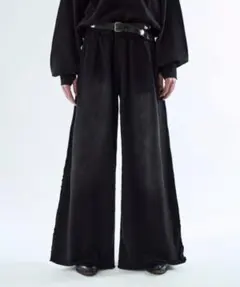 seyto 4 tuck pleats buggy flare pants - メルカリ