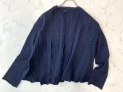 【45R】45rpm モヘア混 インディゴグラデーションカシュクールカーディガン 45R】45rpm モヘア混 インディゴグラデーションカシュクールカーディガン