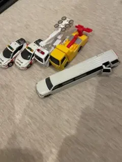 トミカ 5台 まとめ売り リムジン CR-Z セーフティカー 照明車 レッカー