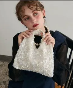 【BONLECILL noir】2wayスパンコールハンドバッグショルダーバッグ