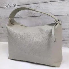 イアクッチ アンコラ ハンドバッグ シボ シュリンク レザー ワンハンド