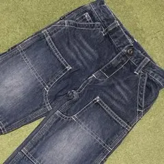 本格派★ポロバイラルフローレン★ダブルニーペインターパンツ★90★ワイドパンツ