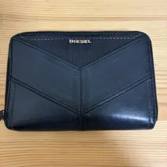 本日割引　即発送　DIESEL 黒 レザー　財布　大収納　高級ブランド