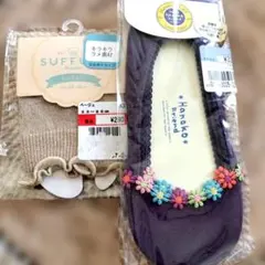 レディースソックスセット（４足）ロング.カバー.つま先用