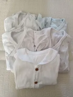 ユニクロ コンビ肌着 50-60cm 4枚+ロンパース 60cm 1枚