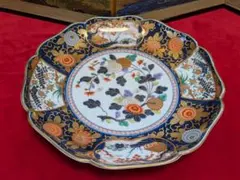 色絵 飾り皿 大皿 金彩 古伊万里風 花鳥文 和食器 有田焼 - メルカリ