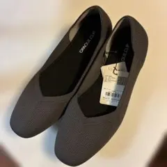 新品タグ付き　OPAQUE.CLIP ニットフラットシューズ Mサイズのサムネイル