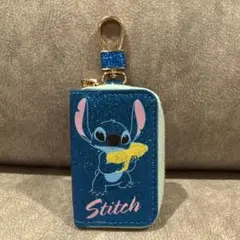 【ディズニー】　スティッチ　キラキラキーケース新品未使用