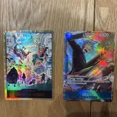 ワンピースカード エッグヘッドクライシス 神の島の冒険　金ドン　サンジ　R