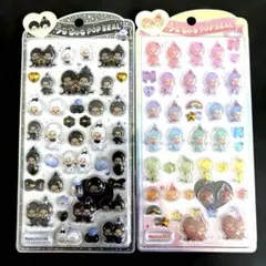 正規品　モンチッチ　うるちゅる　ポップシール 2シートセット