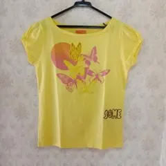 Juicy Couture バタフライ Tシャツ イエローのサムネイル
