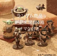 マンダロリアン リトルスタチューコレクション アンゼラ人(4種セット