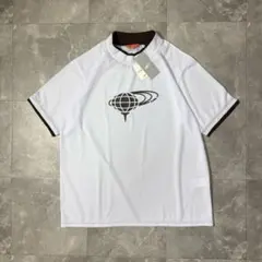 新品タグ付✨ビームスゴルフ 25ssモックネックシャツ ホワイト 白 XL 速乾のサムネイル
