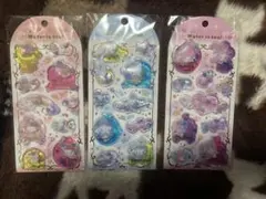 ウォーターインシール　サンリオ　キティ　シナモン　マイメロ