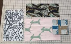 《全部新柄》ミナペルホネン　はぎれ　冬の楽しいパッチワーク♪