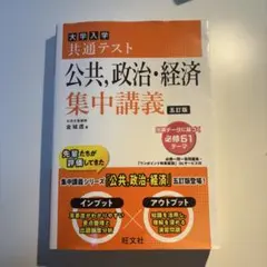 大学入試 共通テスト 公共, 政治・経済 集中講義