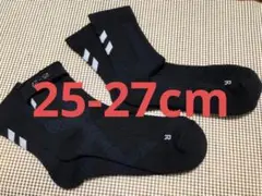 新品　ヒュンメル　シューティングソックス　ミドル　25-27 　２足