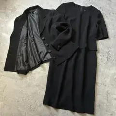 未使用級 15号 東京 イギン 喪服 ジャケット ワンピース レース 高級