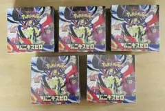 【新弾】ポケカ　ムニキスゼロ　シュリンク付き5BOX