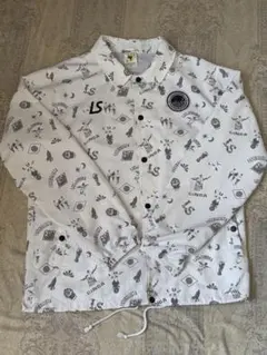 【希少XL】ルースイソンブラ GINGA 総柄コーチジャケット ホワイト