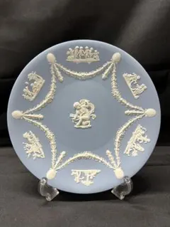 廃盤  ウェッジウッド ジャスパー ホワイト エンジェルプレート ウェッジウッド(WEDGWOOD)/ジャスパー(Jasper) －ナルミ公式