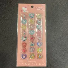 おはじきふうシール　ハローキティ