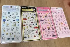 スヌーピー ぷくぷくシール 4種セット