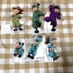 忍たま乱太郎 ヴィンテージ アクリルスタンド 運動会 六年生 6点セット 