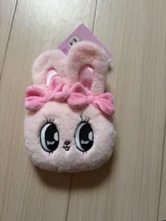 エスターバニーウサギデザイン パスケース ピンク