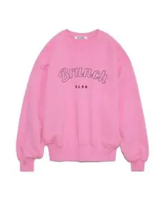 SNIDEL ORGANICSロゴスウェット ピンク オーガニックコットン 美品
