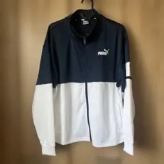 PUMA ジャージジャケット ネイビー/ホワイト